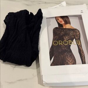 Oroblu Elegant Black Lace Top